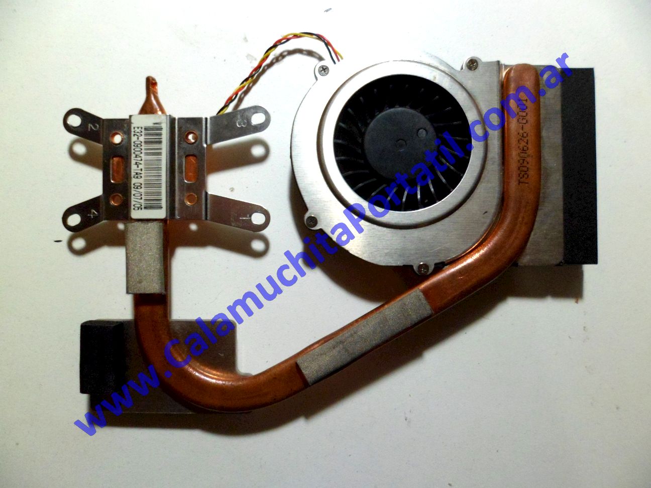 Cooler C/Disipador MSI VR603X - MS-163K ⋆ Calamuchita Portátil Cooler C/Disipador MSI VR603X - MS-163K