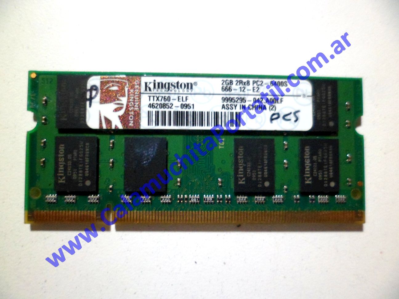Memoria Dell Inspiron 1546 - P02F ⋆ Calamuchita Portátil Memoria Dell Inspiron 1546 - P02F