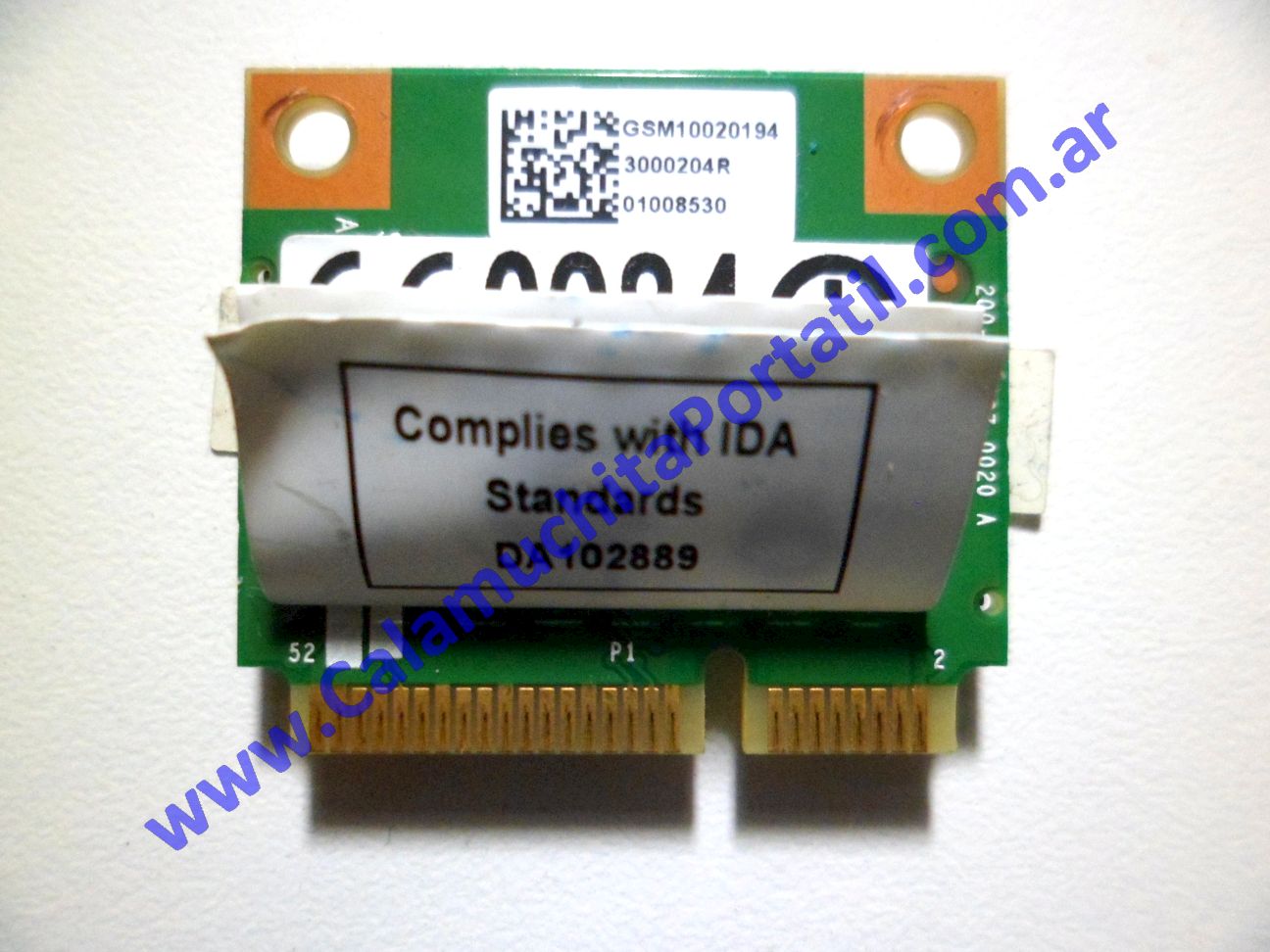 Placa Wifi Lenovo G555 - 0873 ⋆ Calamuchita Portátil Placa Wifi Lenovo G555 - 0873