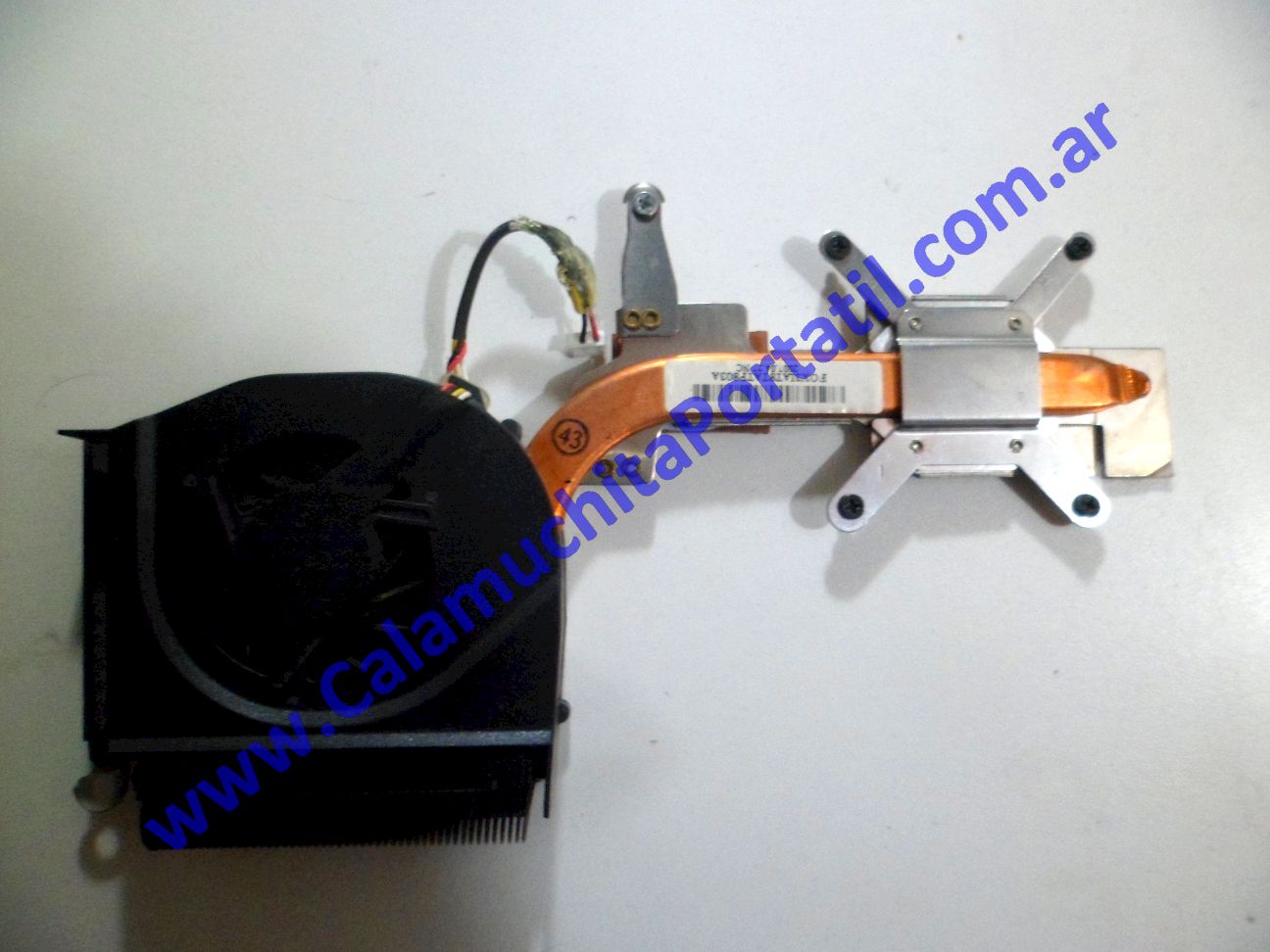 Cooler C/Disipador Compaq Presario F500 - F505LA ⋆ Calamuchita Portátil Cooler C/Disipador Compaq Presario F500 - F505LA