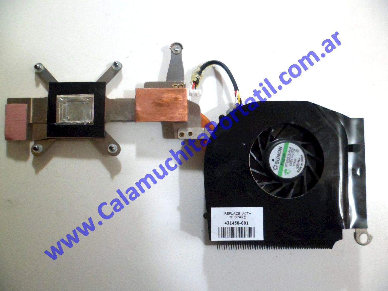 Cooler C/Disipador Compaq Presario F500 - F505LA ⋆ Calamuchita Portátil Cooler C/Disipador Compaq Presario F500 - F505LA