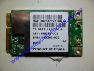 Placa Wifi Compaq Presario CQ40-630la - WD222LA#AC8