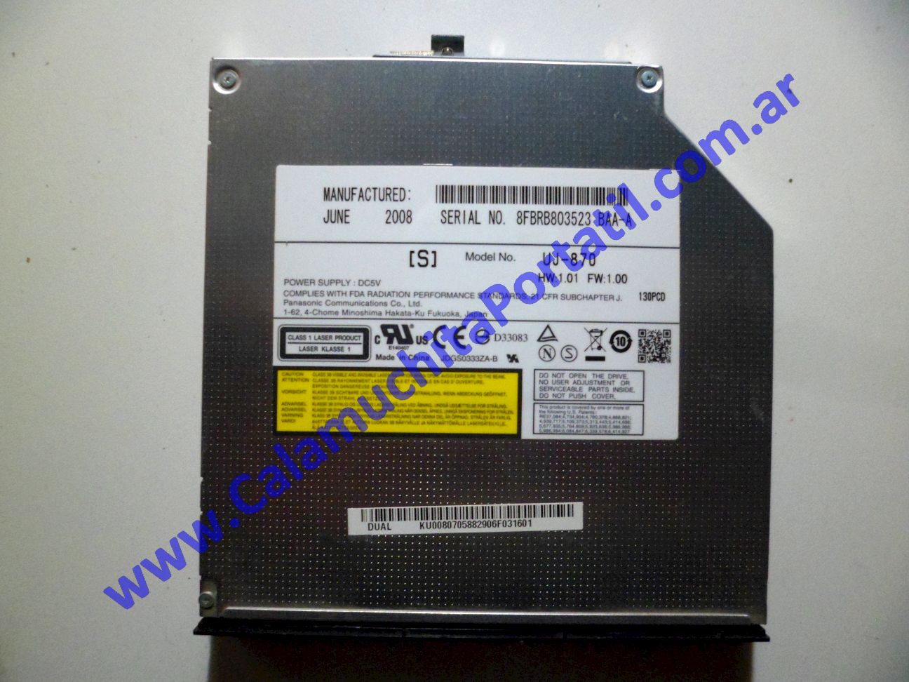 Grabadora DVD Acer Aspire 5720-4794 - ICL50 ⋆ Calamuchita Portátil Grabadora DVD Acer Aspire 5720-4794 - ICL50