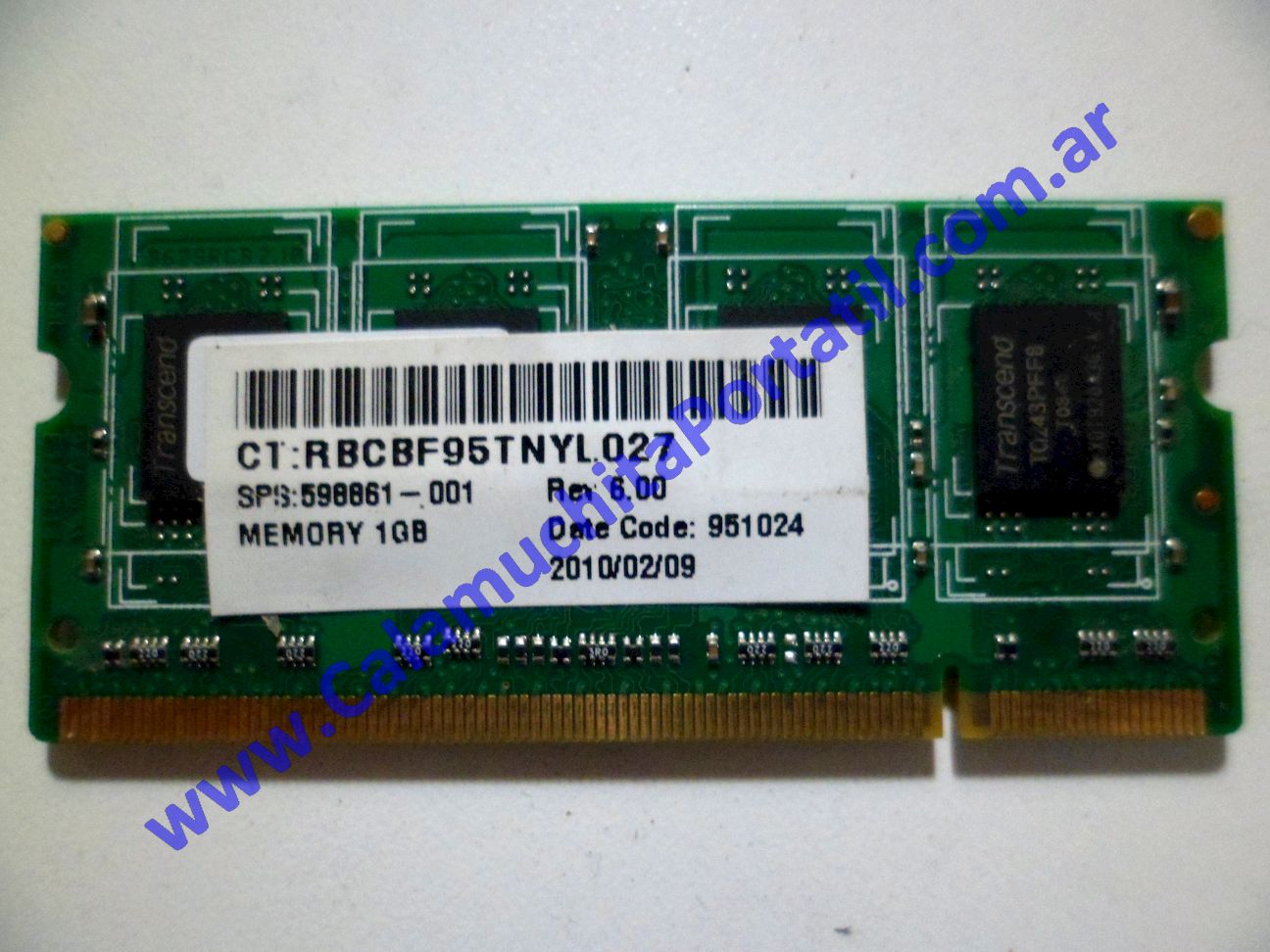 Memoria Compaq Mini CQ10-120LA ⋆ Calamuchita Portátil Memoria Compaq Mini CQ10-120LA