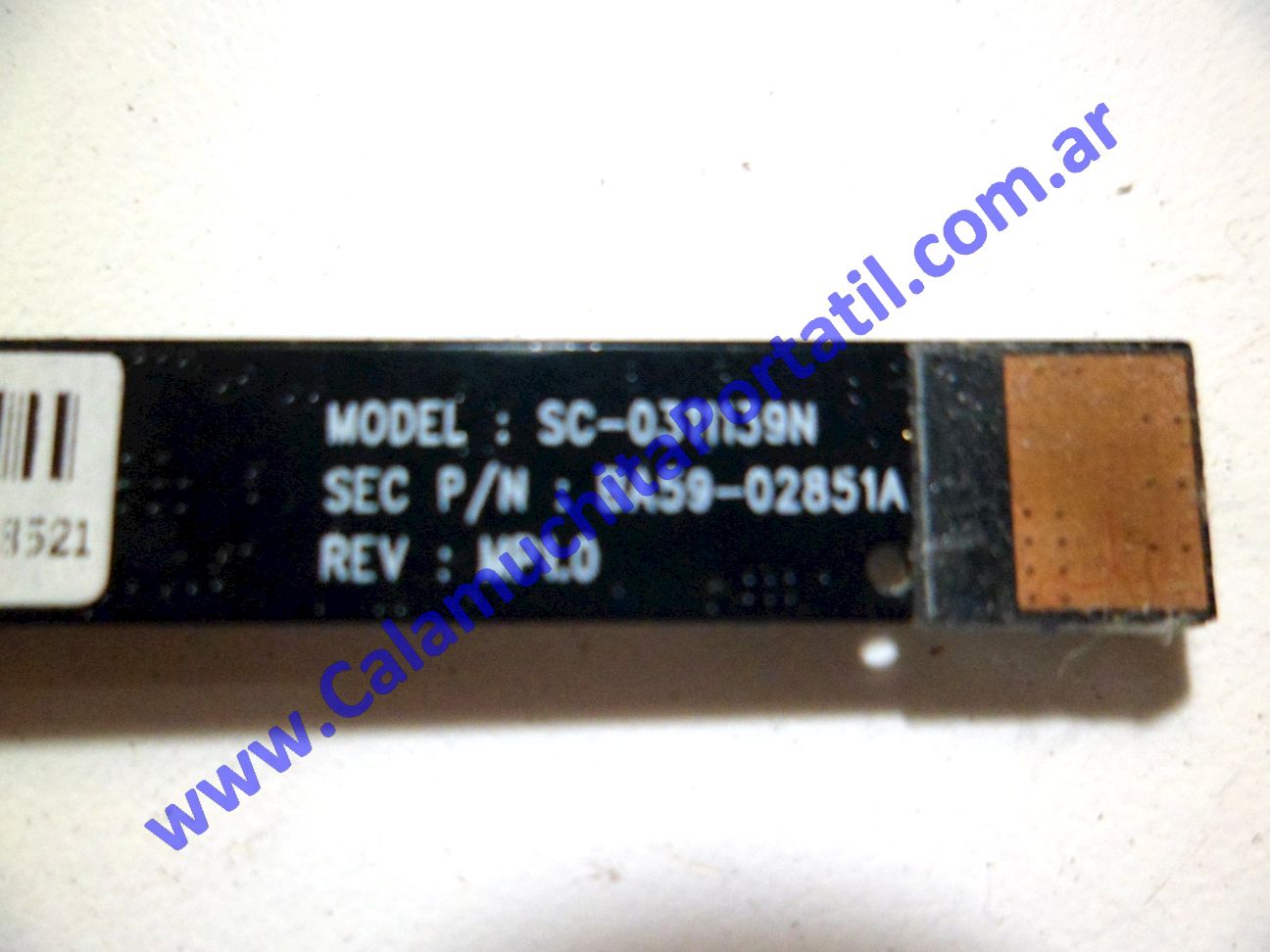Webcam Samsung RV511 - NP-RV511 ⋆ Calamuchita Portátil Webcam Samsung RV511 - NP-RV511