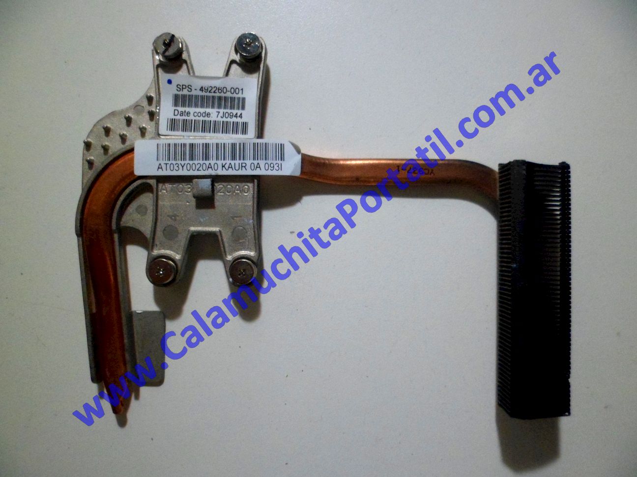 0133UDA1 Disipador HP Pavilion DV4-1313DX - NM237UAR#ABA