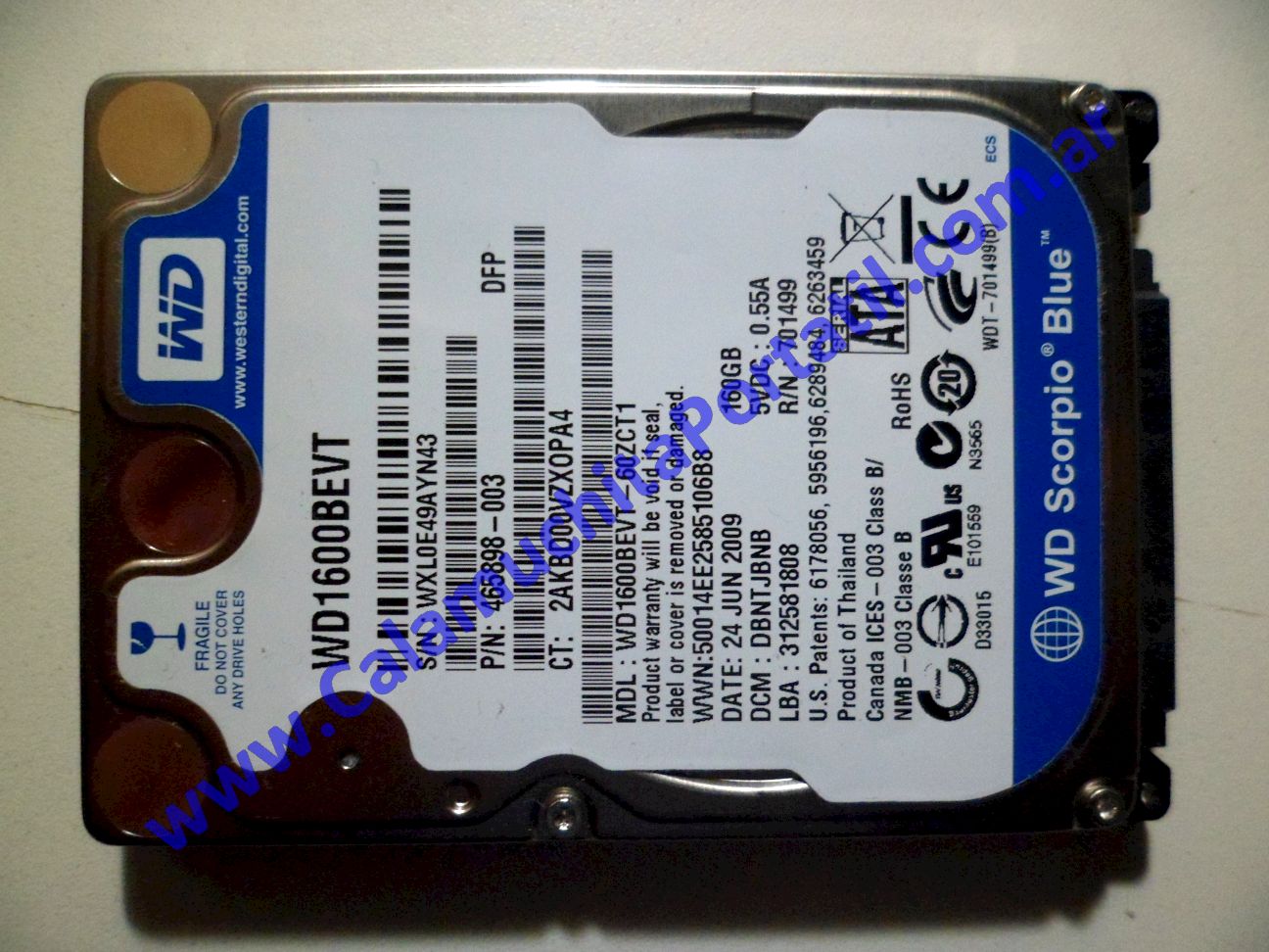 0148HDA1 Disco HP Mini 110-1050la