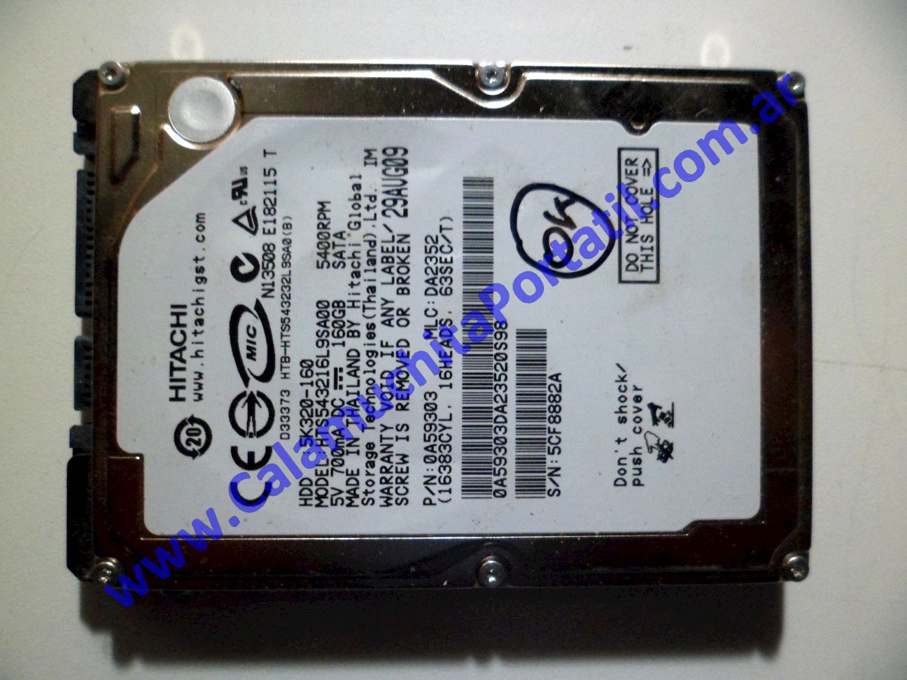 0150HDA1 Disco Rígido Asus Eee PC 1005HA