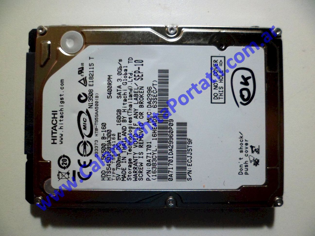 0158HDA1 Disco Rígido Samsung N145 Plus - NP-N145