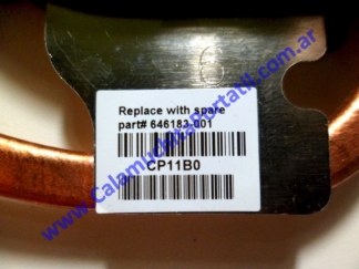 Cooler Compaq Presario CQ57-311SS - QH668EA#ABE