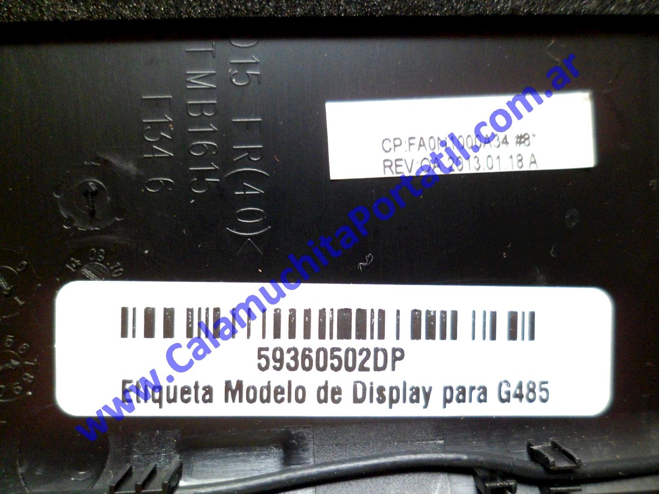 Carcasa Tapa Lenovo G485 - 20136 ⋆ Calamuchita Portátil Carcasa Tapa Lenovo G485 - 20136