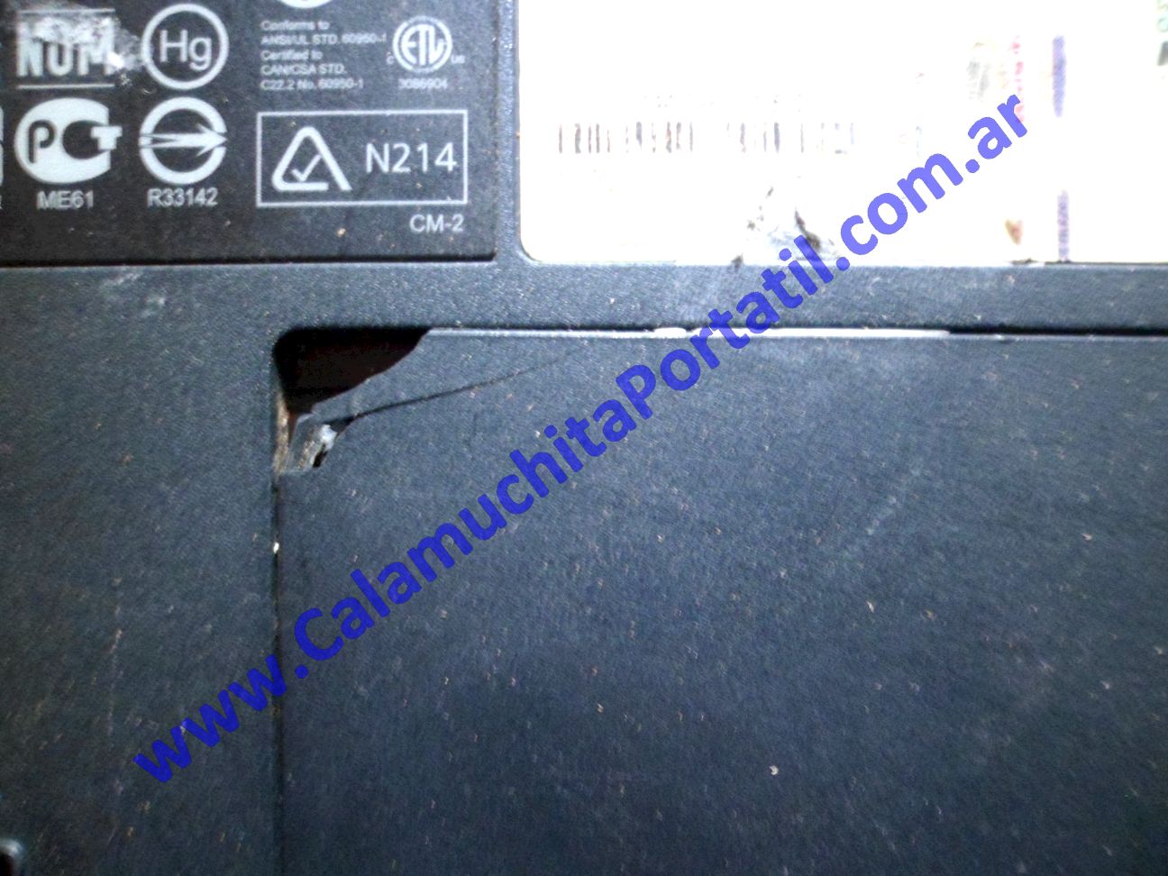 Carcasa Base Acer Aspire 5315 - ICL50 ⋆ Calamuchita Portátil Carcasa Base Acer Aspire 5315 - ICL50