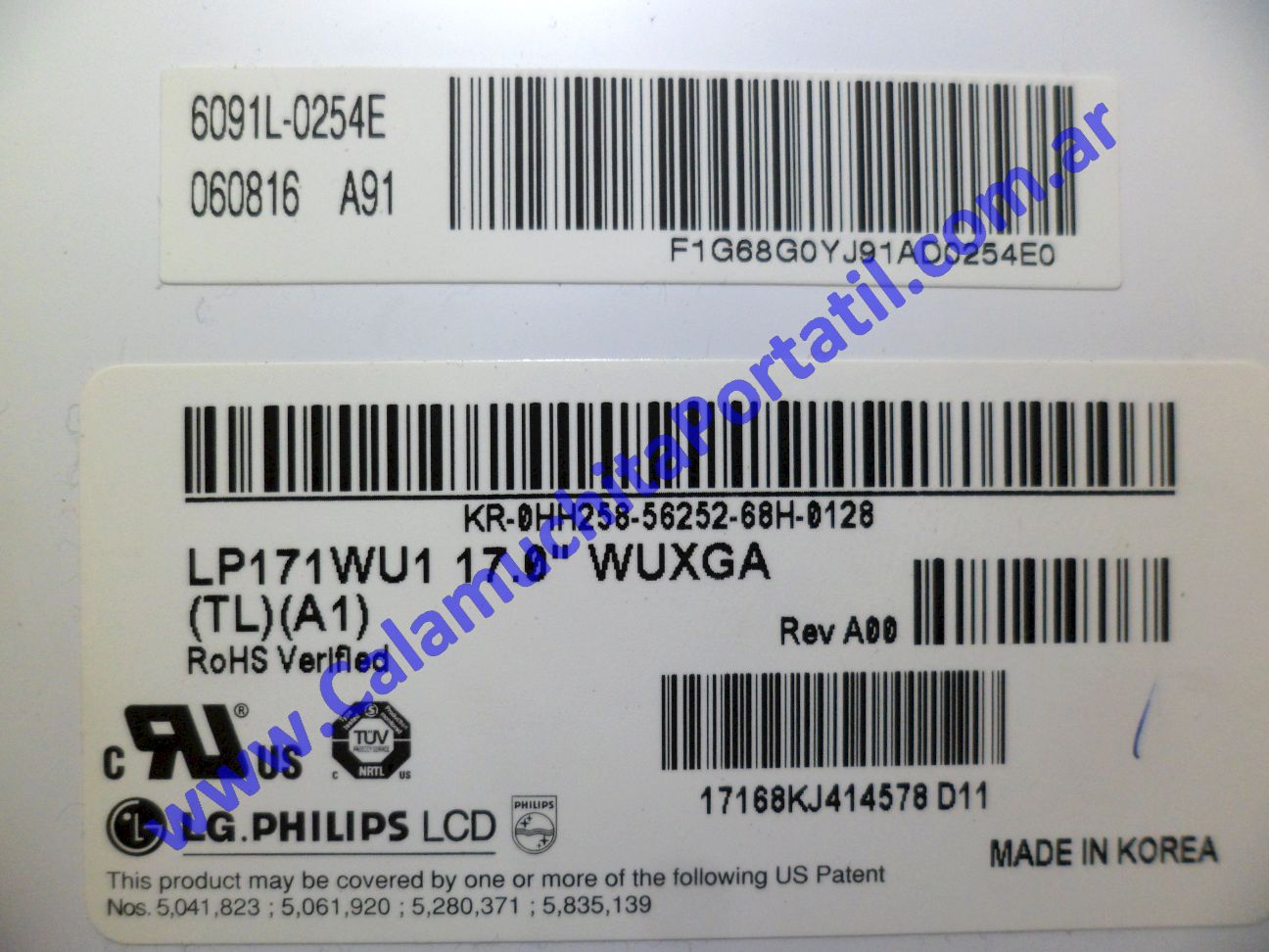 Display Dell Inspiron 9400 - PP05XB ⋆ Calamuchita Portátil Display Dell Inspiron 9400 - PP05XB
