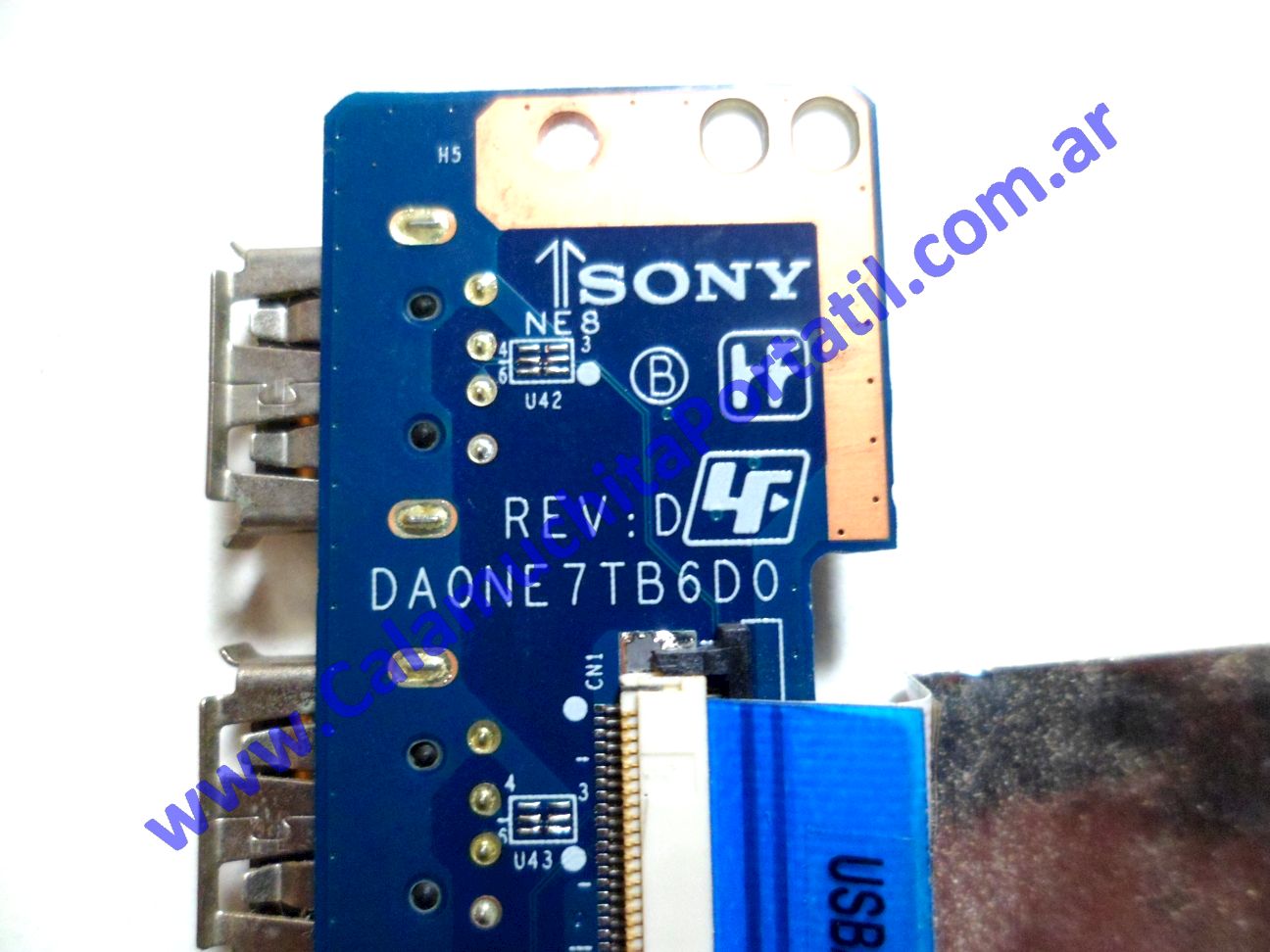 Placa USB Sony Vaio VPCEE33EL - PCG-61611U ⋆ Calamuchita Portátil Placa USB Sony Vaio VPCEE33EL - PCG-61611U