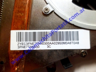 Cooler C/Disipador Sony Vaio VPCEE33EL - PCG-61611U