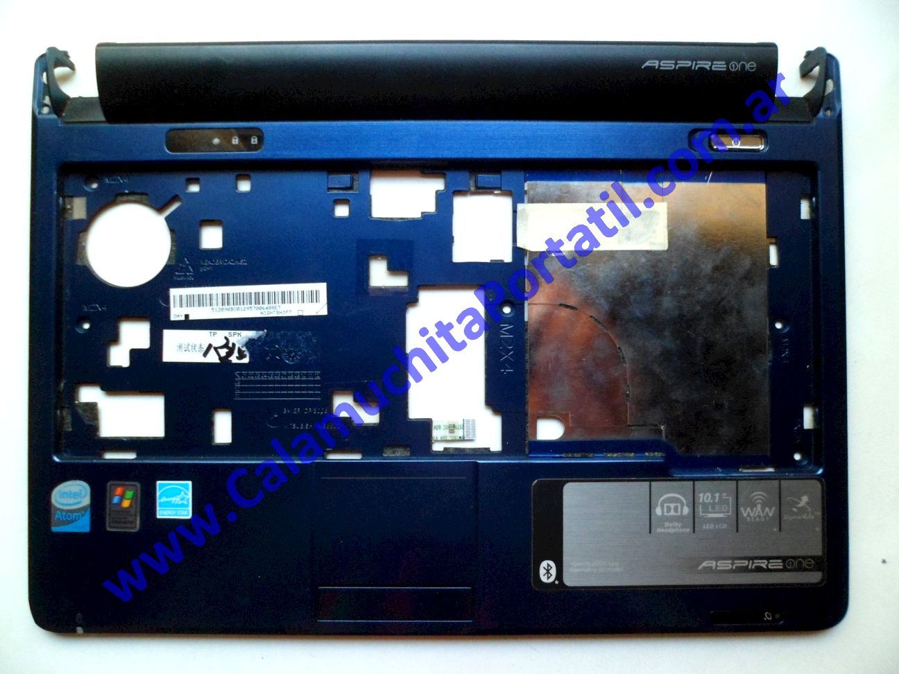 Carcasa Teclado Acer Aspire One D250-1599 - KAV60 ⋆ Calamuchita Portátil Carcasa Teclado Acer Aspire One D250-1599 - KAV60
