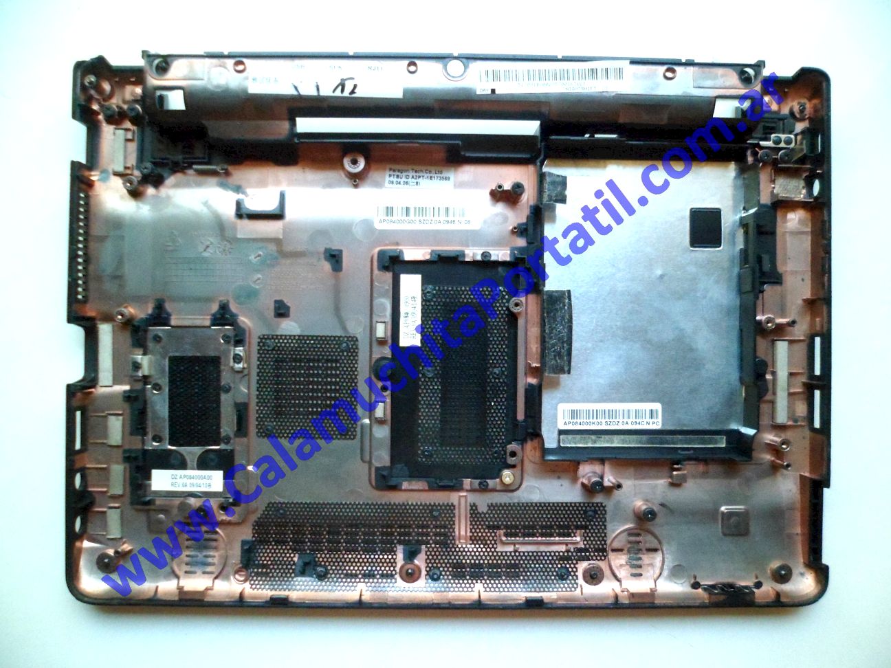 Carcasa Base Acer Aspire One D250-1599 - KAV60 ⋆ Calamuchita Portátil Carcasa Base Acer Aspire One D250-1599 - KAV60