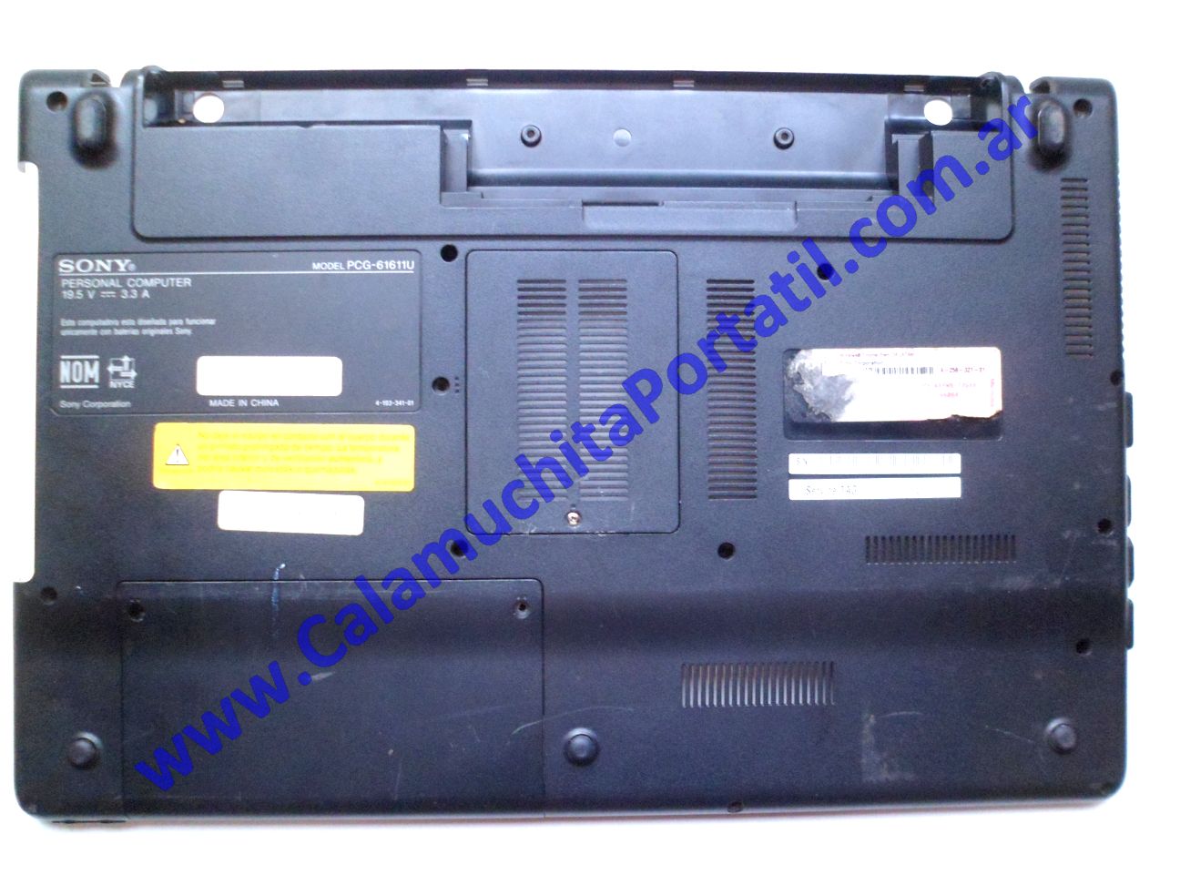Carcasa Base Sony Vaio VPCEE47FL - PCG-61611U ⋆ Calamuchita Portátil Carcasa Base Sony Vaio VPCEE47FL - PCG-61611U