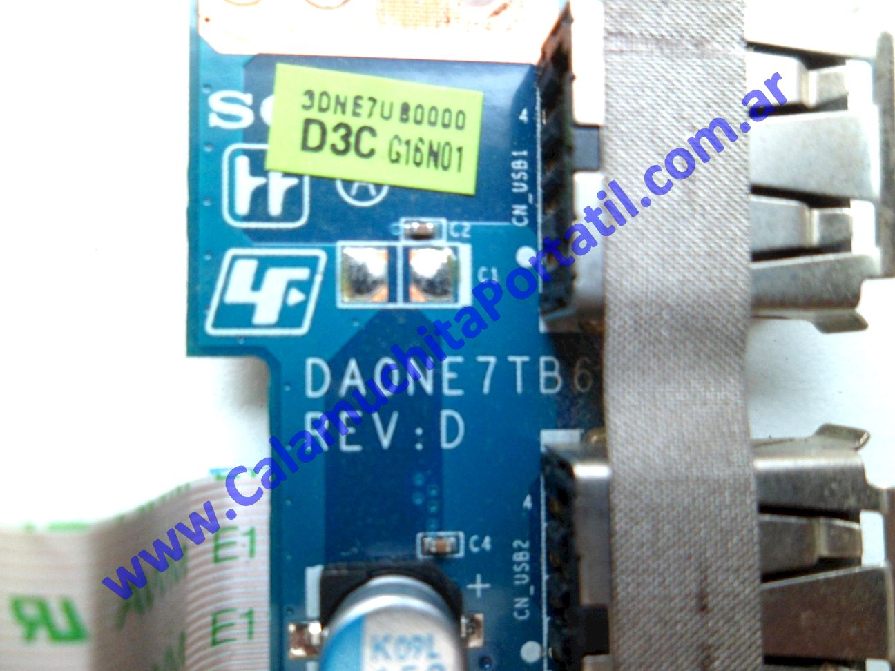 Placa USB Sony Vaio VPCEE47FL - PCG-61611U ⋆ Calamuchita Portátil Placa USB Sony Vaio VPCEE47FL - PCG-61611U