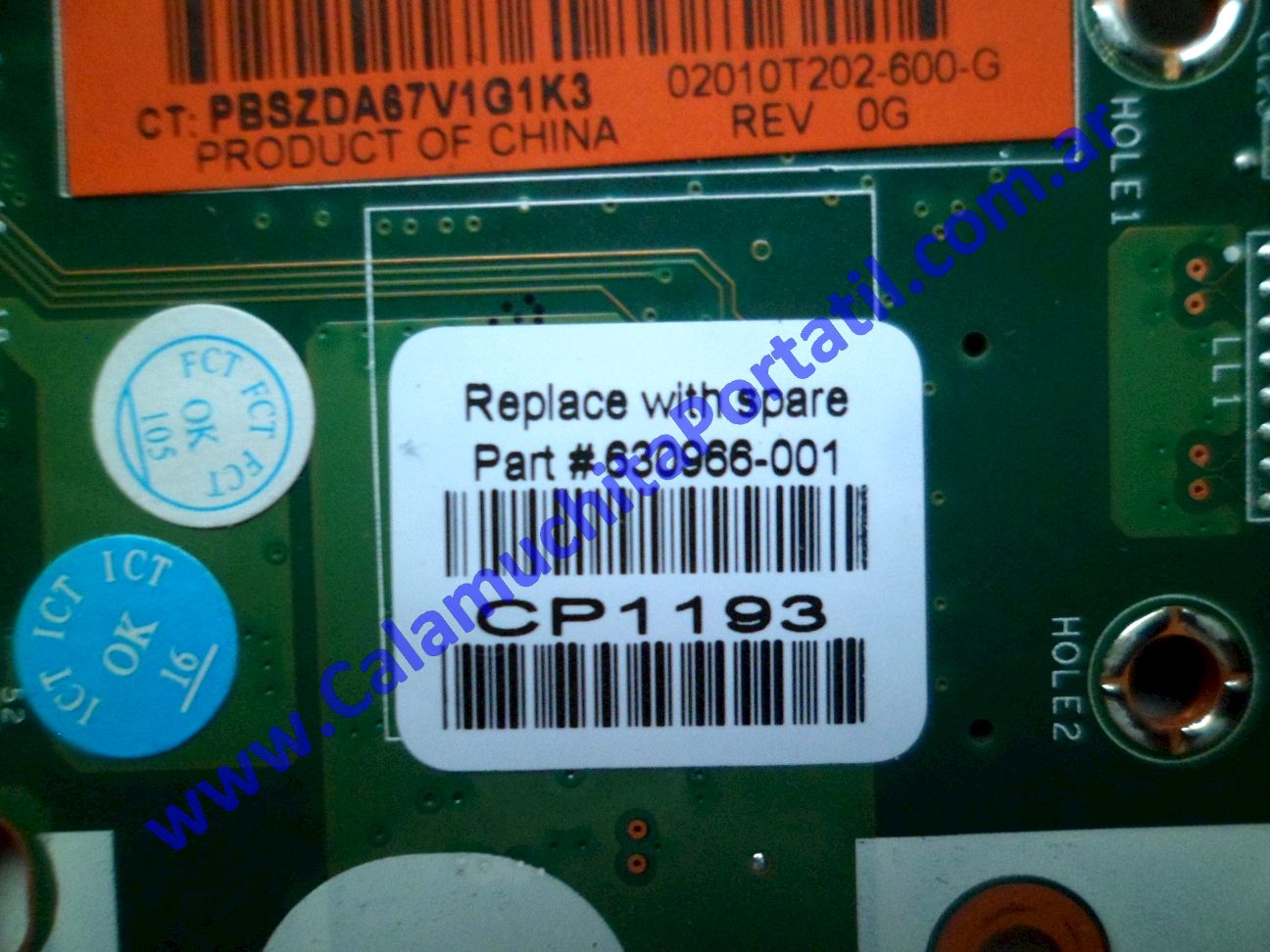 Mother HP Mini 1103 - SP995LC#AC8 ⋆ Calamuchita Portátil Mother HP Mini 1103 - SP995LC#AC8