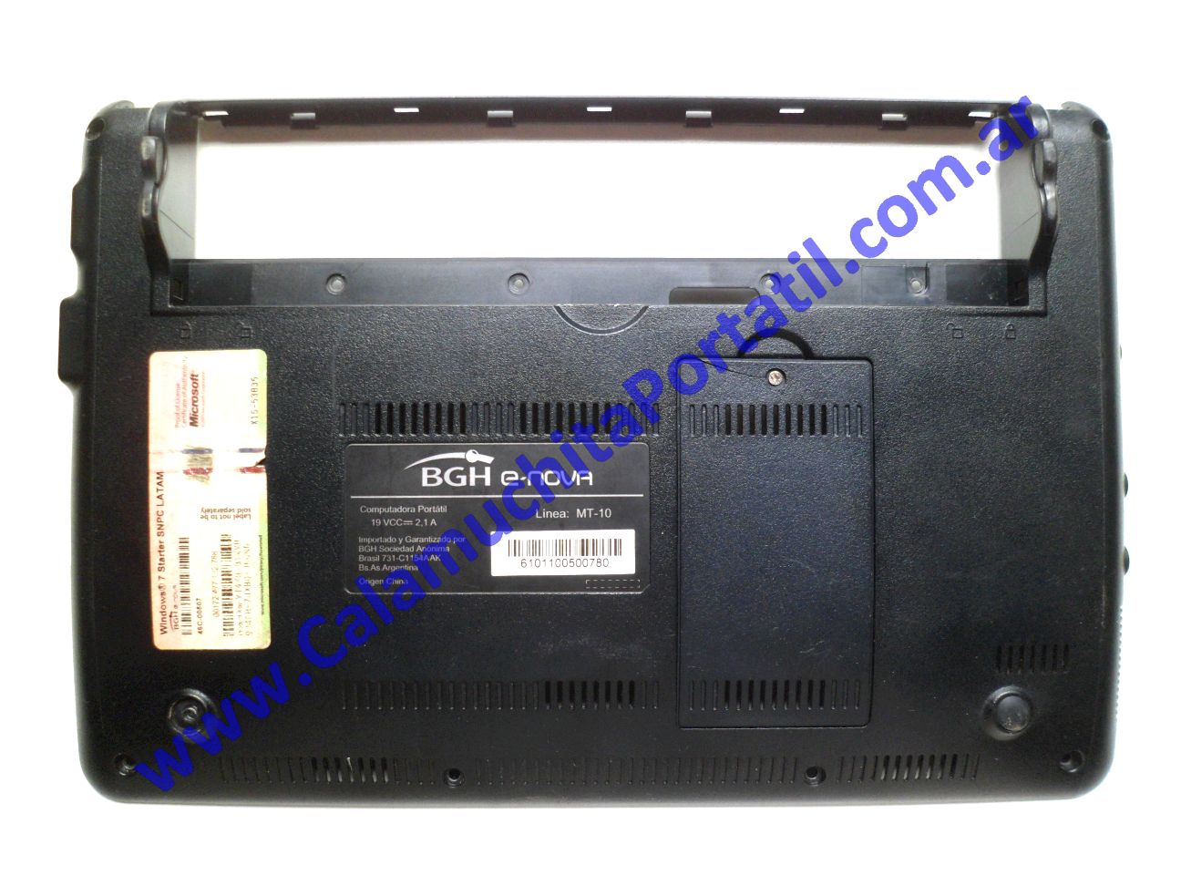 Carcasa Base BGH e-nova MT-10 ⋆ Calamuchita Portátil Carcasa Base BGH e-nova MT-10