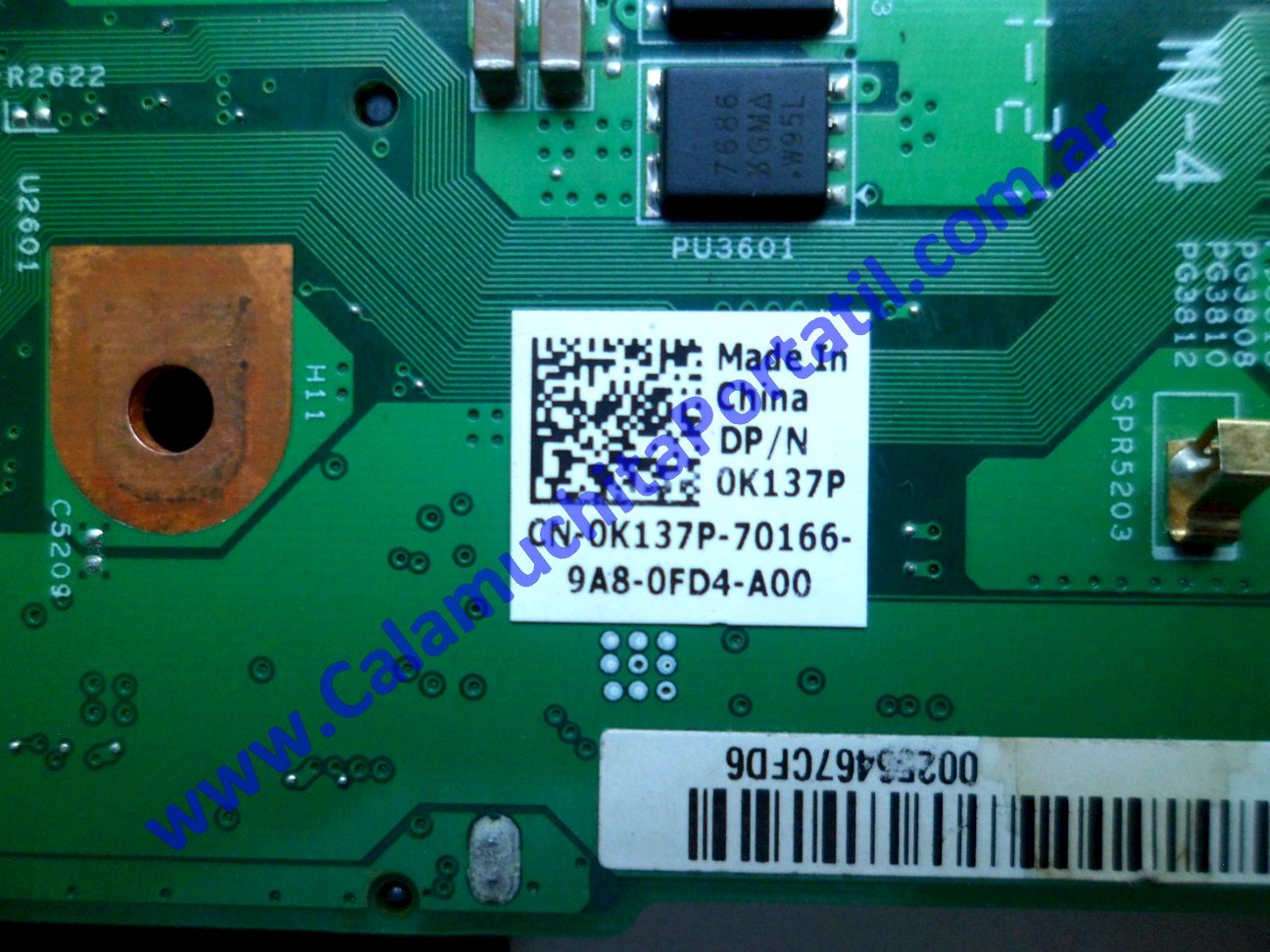 Mother Dell Inspiron 1440 - PP42L ⋆ Calamuchita Portátil Mother Dell Inspiron 1440 - PP42L