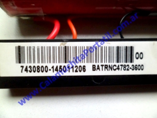 Calamuchita Portátil ⋆ Venta de repuestos de notebooks y netbooks / Compra de equipos ⋆ https://www.calamuchitaportatil.com.ar ⋆ 0402BAA4 ⋆ <span style="color: #00ccff;"><em><strong>Modelo/Parte: NC4782-3600 / BATRNC4782-3600</strong></em></span>