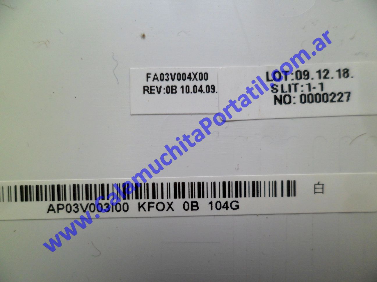 Carcasa Tapa HP Pavilion dv4-1624la - WK731LA#AC8 ⋆ Calamuchita Portátil Carcasa Tapa HP Pavilion dv4-1624la - WK731LA#AC8