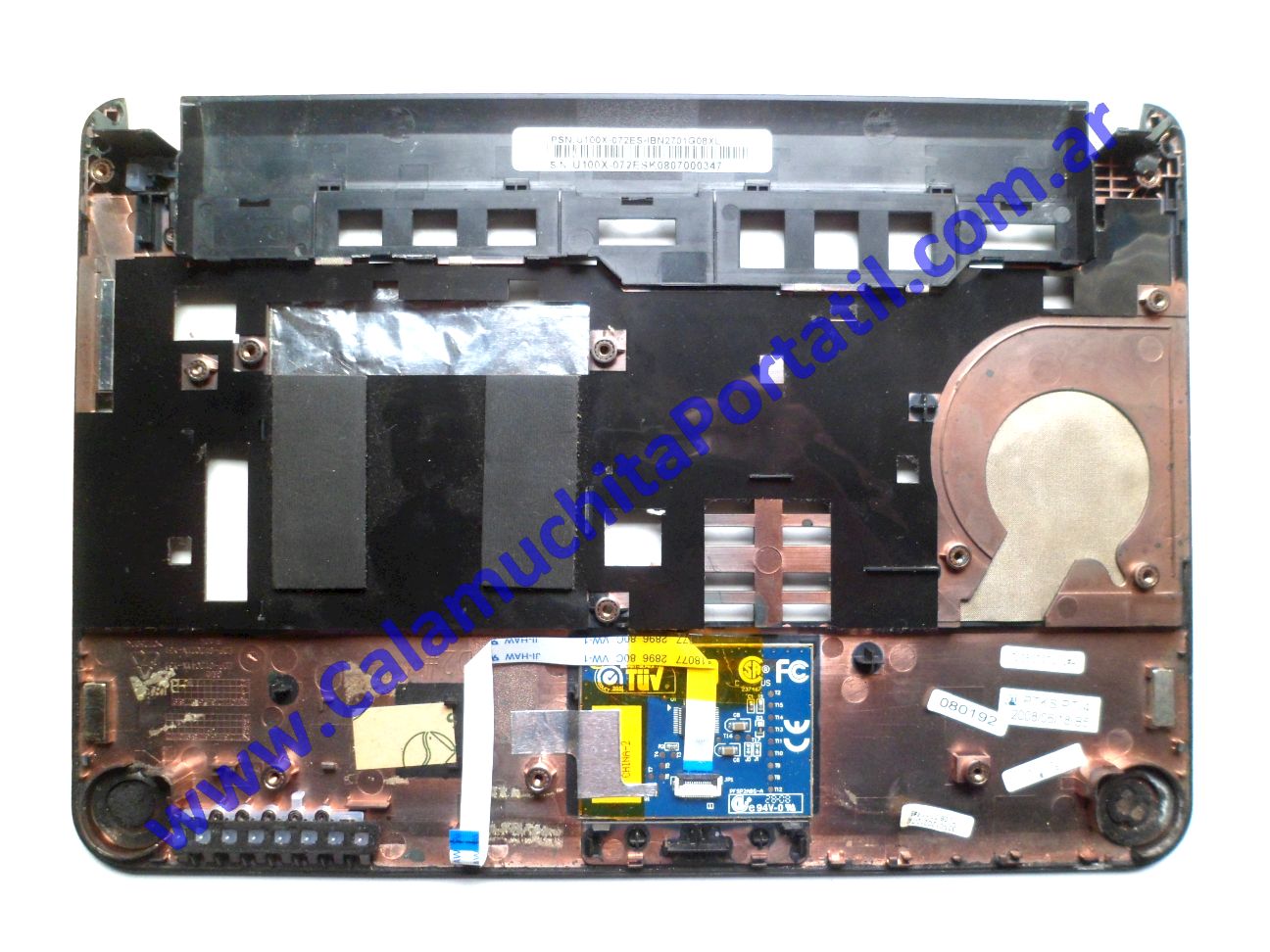 Carcasa Teclado MSI Wind U100x - MS-N011 ⋆ Calamuchita Portátil Carcasa Teclado MSI Wind U100x - MS-N011