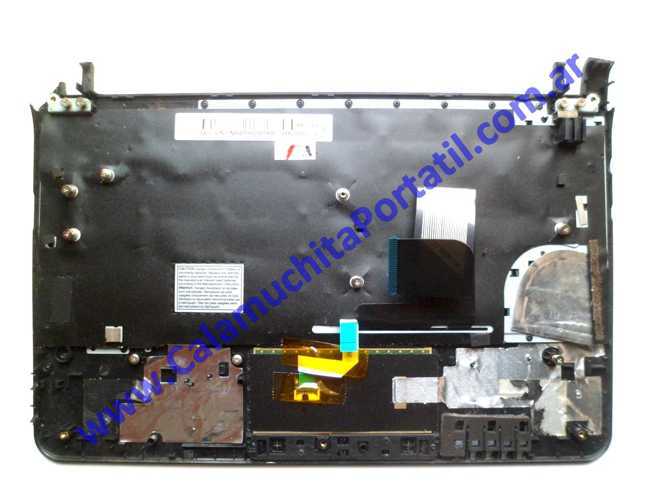 Carcasa Teclado Samsung NC110 - NP-NC110 ⋆ Calamuchita Portátil Carcasa Teclado Samsung NC110 - NP-NC110