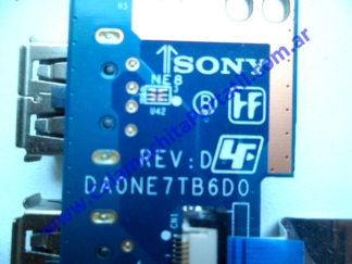 Placa USB Sony Vaio VPCEE43EL - PCG-61611U ⋆ Calamuchita Portátil Placa USB Sony Vaio VPCEE43EL - PCG-61611U