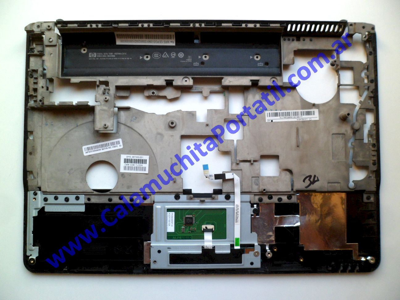 Carcasa Teclado Compaq Presario CQ40-630la - WD222LA#AC8 ⋆ Calamuchita Portátil Carcasa Teclado Compaq Presario CQ40-630la - WD222LA#AC8