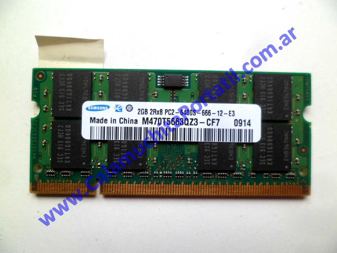 Memoria HP G60 244DX - NM342UA#ABA ⋆ Calamuchita Portátil Memoria HP G60 244DX - NM342UA#ABA