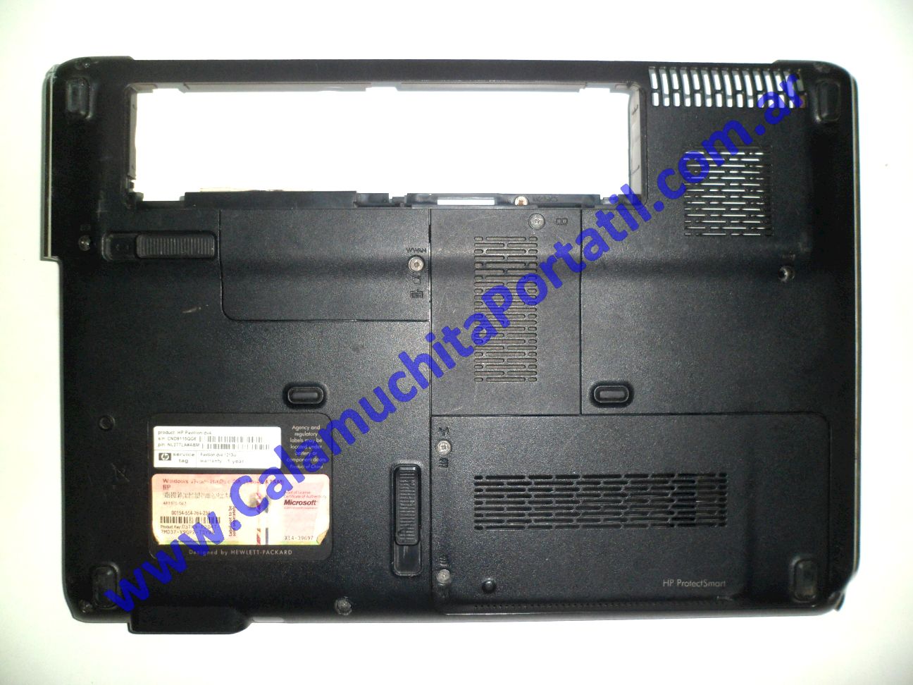Carcasa Base HP Pavilion dv4-1213la - NL277LA#ABM ⋆ Calamuchita Portátil Carcasa Base HP Pavilion dv4-1213la - NL277LA#ABM