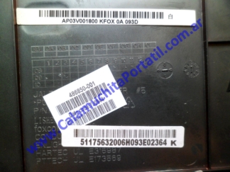 Carcasa Base HP Pavilion dv4-1213la - NL277LA#ABM ⋆ Calamuchita Portátil Carcasa Base HP Pavilion dv4-1213la - NL277LA#ABM