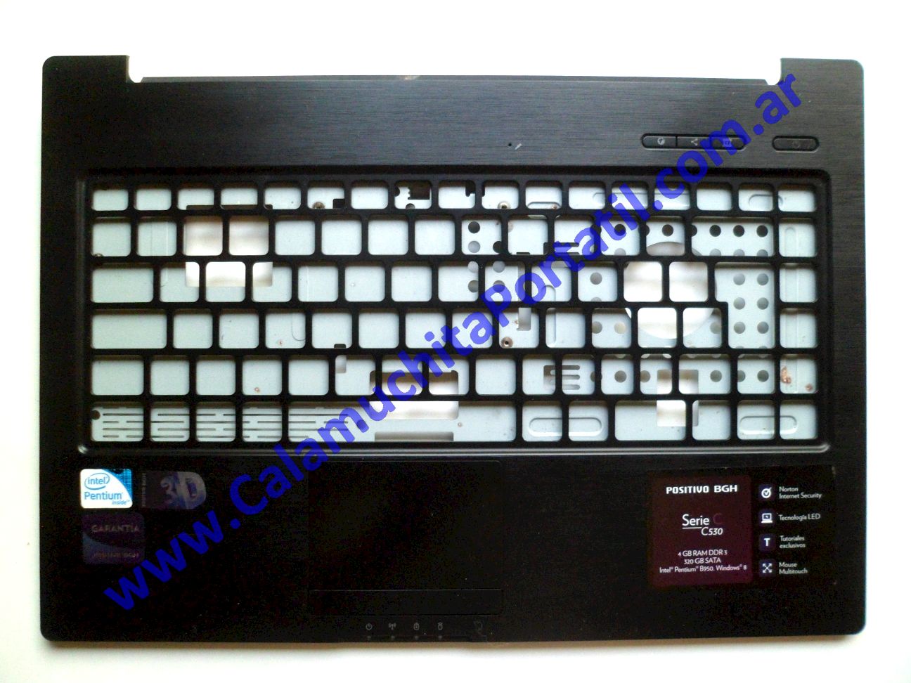 Carcasa Teclado Positivo BGH C-500 - C 530 3D - C-8197 ⋆ Calamuchita Portátil Carcasa Teclado Positivo BGH C-500 - C 530 3D - C-8197