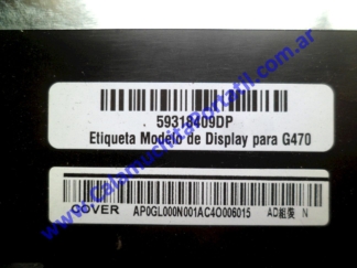 Carcasa Tapa Lenovo G470 - 20078