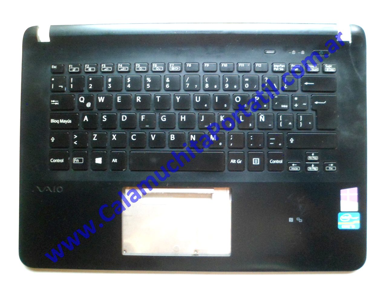 Carcasa Teclado Sony Vaio SVF142C29U - SVF14214CLB ⋆ Calamuchita Portátil Carcasa Teclado Sony Vaio SVF142C29U - SVF14214CLB