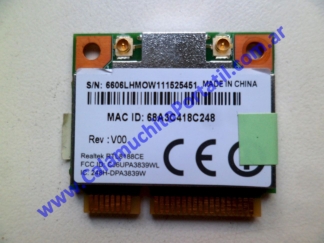 Placa Wifi Toshiba NB505-SP0110A - PLL50U-008AR1