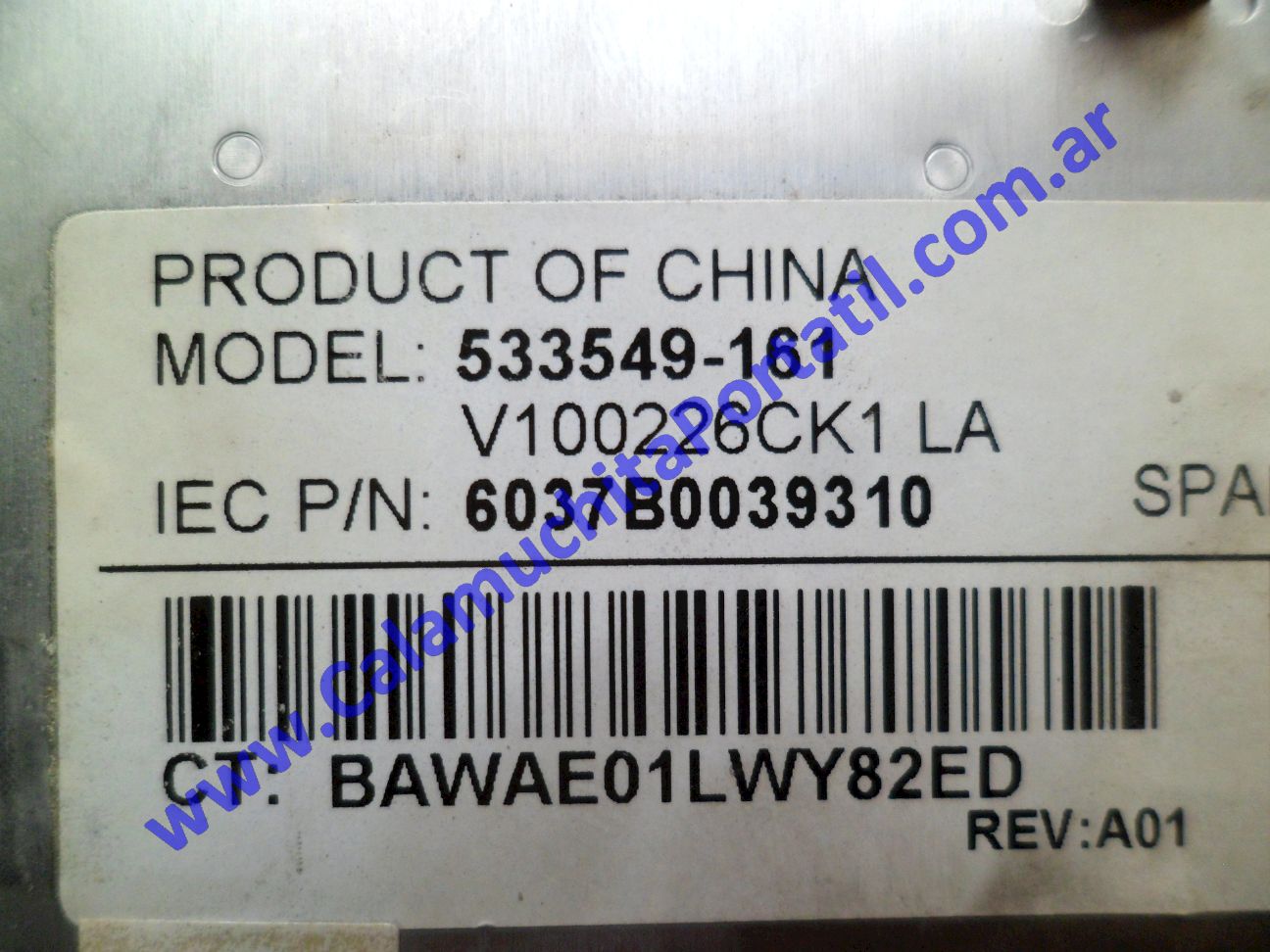Teclado HP Mini 110-1150LA - VU376LA#ABM ⋆ Calamuchita Portátil Teclado HP Mini 110-1150LA - VU376LA#ABM