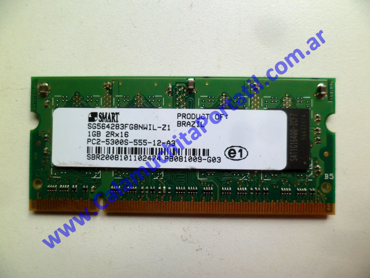 Memoria Dell Inspiron 1525 - PP29L ⋆ Calamuchita Portátil Memoria Dell Inspiron 1525 - PP29L