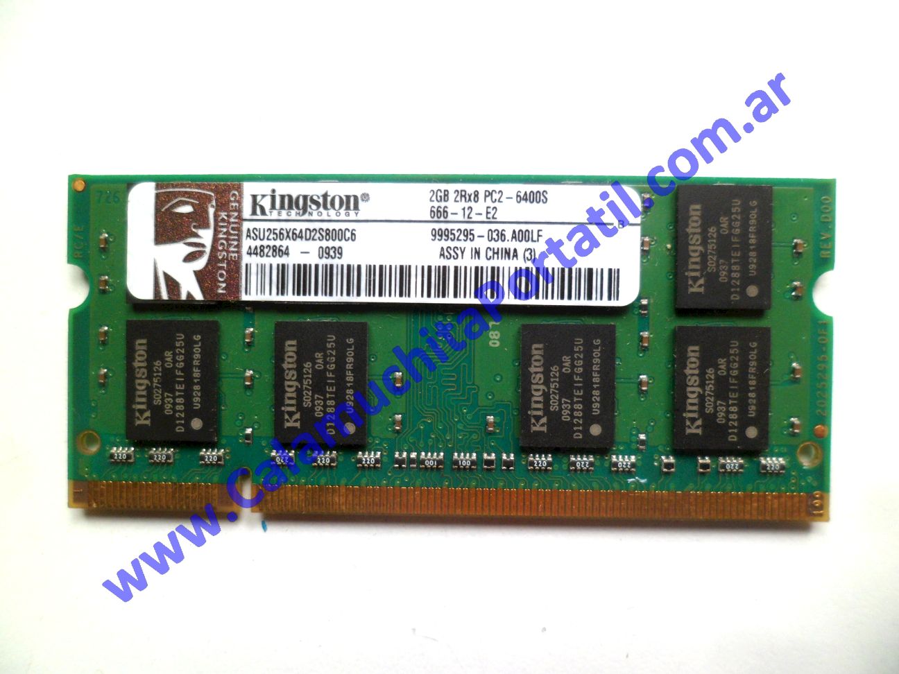 Memoria Asus K40AB-VX054R - 0684 ⋆ Calamuchita Portátil Memoria Asus K40AB-VX054R - 0684