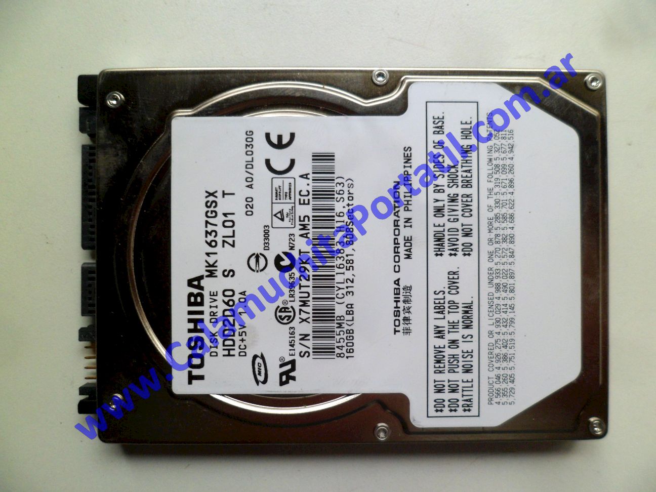 Disco Rígido Sony Vaio VGN-NR220E - PCG-7113L ⋆ Calamuchita Portátil Disco Rígido Sony Vaio VGN-NR220E - PCG-7113L