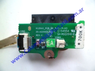 Calamuchita Portátil ⋆ Venta de repuestos de notebooks y netbooks / Compra de equipos ⋆ https://www.calamuchitaportatil.com.ar ⋆ 0596JLA3 ⋆ <span style="color: #00ccff;"><em><strong>Modelo/Parte: H12KA1_PCB_BR_RJ11/RJ45 REV:C / 35+A22003+00C</strong></em></span>