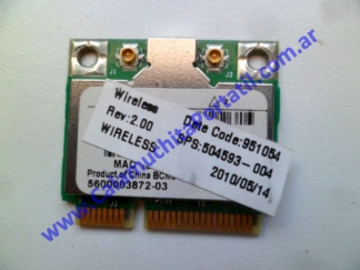 Placa Wifi Compaq Mini CQ10-120LA - WD943LA#ABM