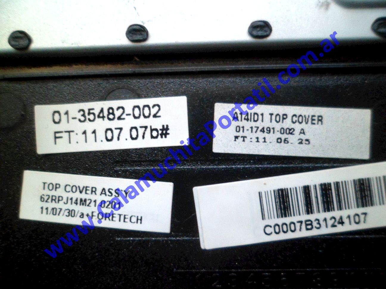 Carcasa Teclado Positivo BGH M-400 - M-430 - c-8197 ⋆ Calamuchita Portátil Carcasa Teclado Positivo BGH M-400 - M-430 - c-8197