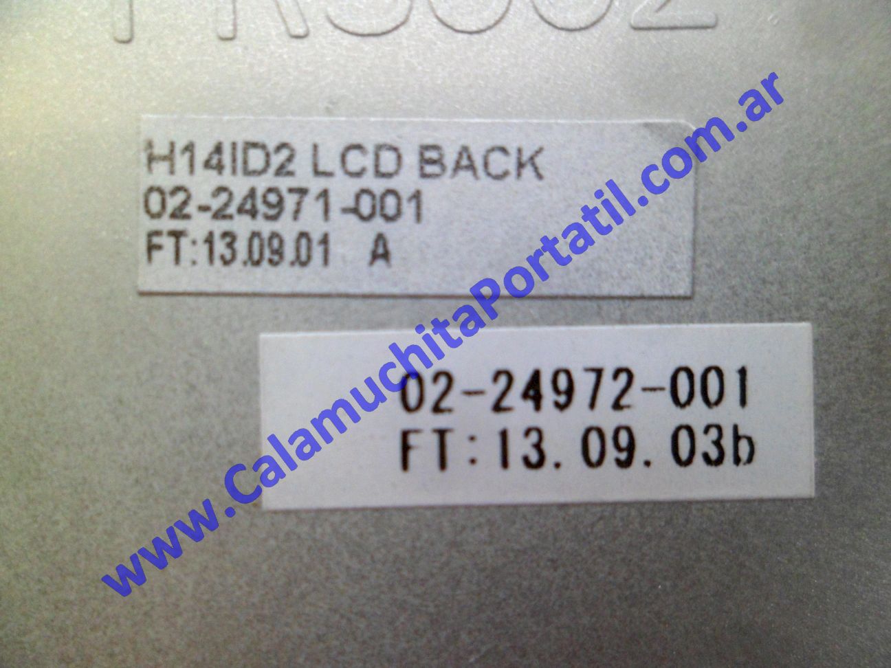 Carcasa Tapa Positivo BGH G-800 - G-860 - C-12104 ⋆ Calamuchita Portátil Carcasa Tapa Positivo BGH G-800 - G-860 - C-12104