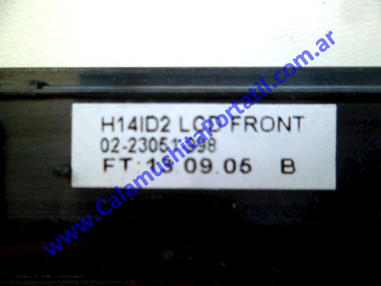 Carcasa Marco Positivo BGH G-800 - G-860 - C-12104 ⋆ Calamuchita Portátil Carcasa Marco Positivo BGH G-800 - G-860 - C-12104