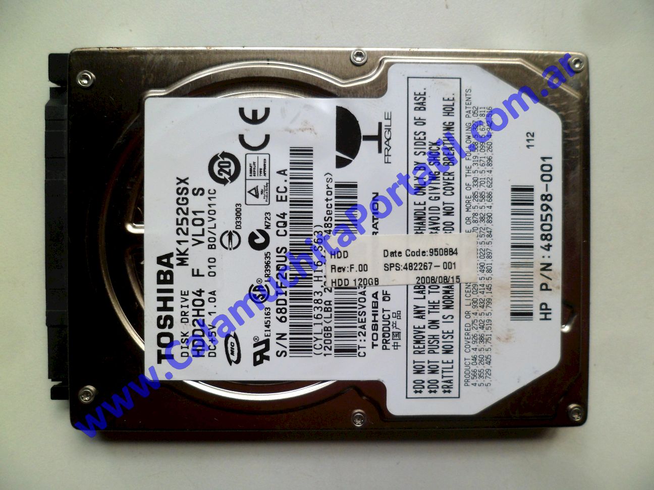 0658HDA1 Disco HP Mini 2133 - FQ962LA#ABM