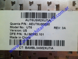 Teclado HP Pavilion HDX16 - X16t-1200 - NK133AV ⋆ Calamuchita Portátil Teclado HP Pavilion HDX16 - X16t-1200 - NK133AV